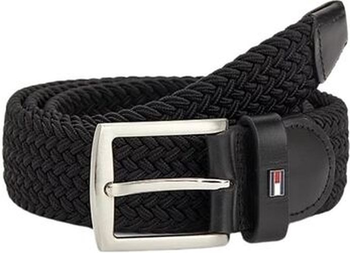 Ceinture Ceinture elastique a boucle carree Tommy Hil Noir - Tommy hilfiger - Modalova