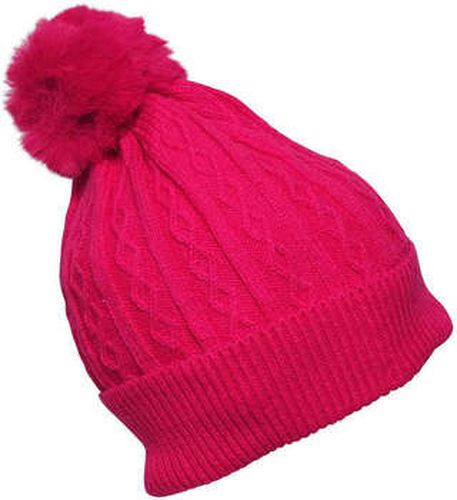 Bonnet Bonnet doux à pompon DEVA Violet - Chapeau-Tendance - Modalova