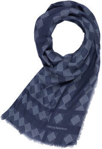 Echarpe Emporio Armani Foulard Bleu - Giorgio Armani - Modalova