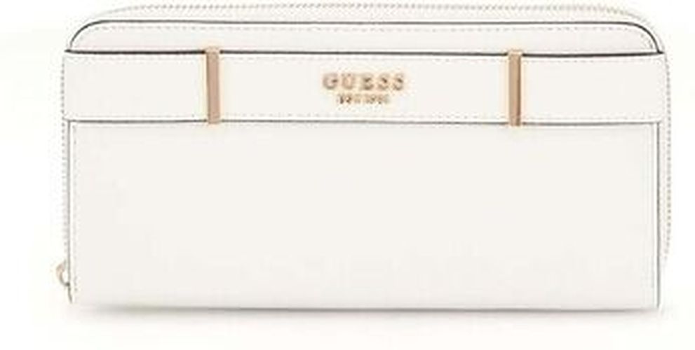 Portefeuille Anadela Slg Large Zip Around Blanc - Guess - Modalova
