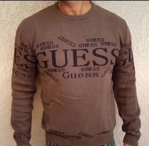 Pull Pull authentique Marron - Guess - Modalova