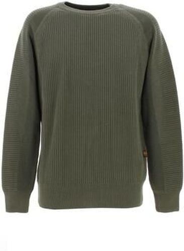 Pull Raw 3d biker r knit lt hunter/grey moss Kaki - G-Star - Modalova