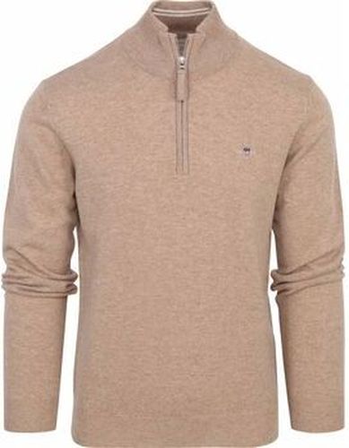 Sweat-shirt Halfzip Wool Sweater Logo Beige Beige - Gant - Modalova