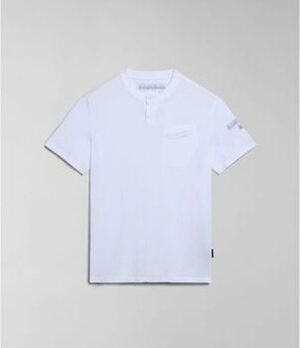 T-shirt S-MELVILLE NP0A4HQL-002 BRIGHT WHITE Blanc - Napapijri - Modalova