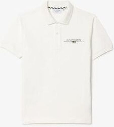 T-shirt SHORT SLEEVED RIBBED COLLAR Blanc - Lacoste - Modalova
