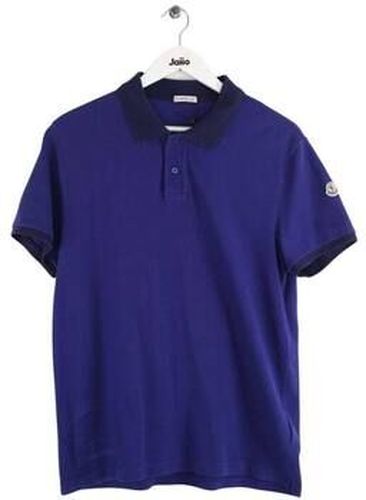 T-shirt Moncler Polo en coton Bleu - Moncler - Modalova