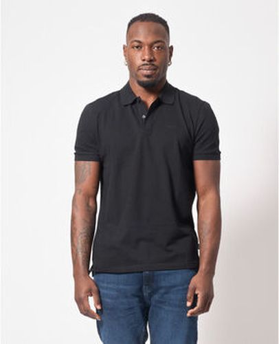 T-shirt Polo coupe régulière avec logo brodé Noir - BOSS - Modalova