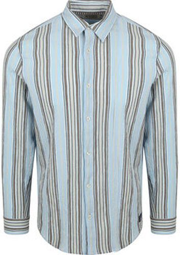 Chemise Chemise Crinkled Stripe Bleu Clair Multicolore - Scotch & Soda - Modalova