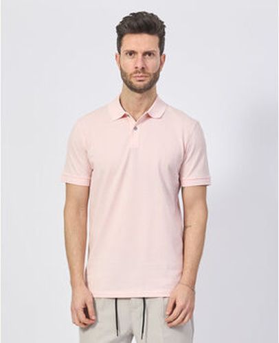 T-shirt Polo coupe régulière avec logo brodé Rose - BOSS - Modalova