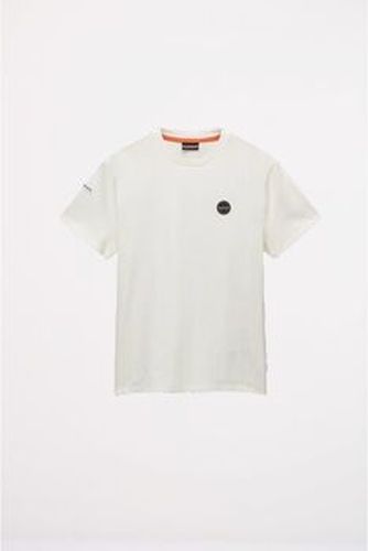 T-shirt Napapijri S BADGE Blanc - Napapijri - Modalova