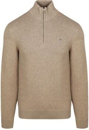 Sweat-shirt Half Zip Pull Laine Beige Beige - Gant - Modalova