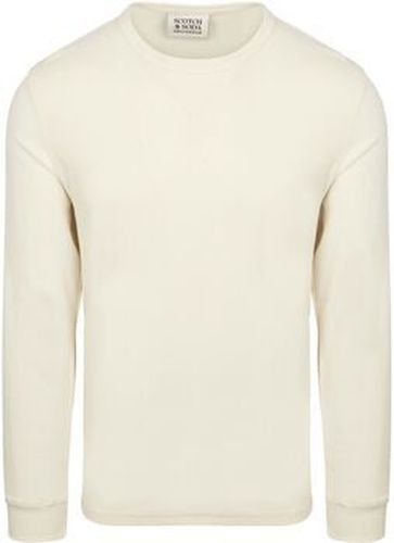 Sweat-shirt Longsleeve Waffle T-Shirt Ecru Beige - Scotch & Soda - Modalova