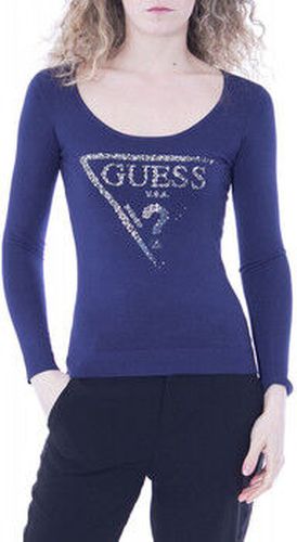 Pull Guess Pull Femme Pia Bleu Bleu - Guess - Modalova
