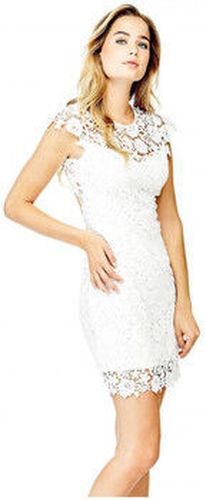 Robe Guess Robe Joya Blanc Blanc - Guess - Modalova