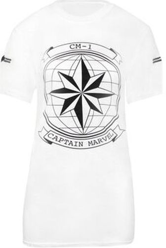 T-shirt Star Insignia Noir - Captain Marvel - Modalova