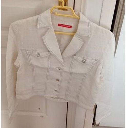 Veste Veste courte 100% lin Beige - MANOUKIAN - Modalova