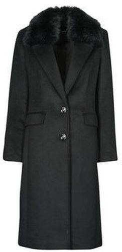 Manteau NANCY FIT COAT FAUX FUR COLLAR Noir - Guess - Modalova