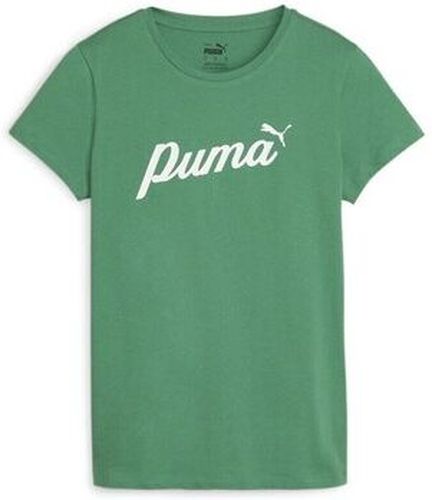 T-shirt Puma Ess+ Script Vert - Puma - Modalova