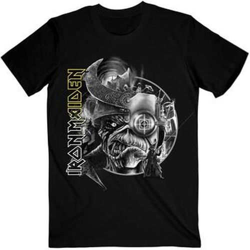 T-shirt The Future Past Tour '23 Greyscale Noir - Iron Maiden - Modalova