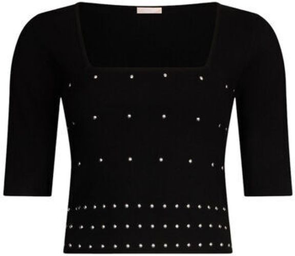 Pull Liu Jo Pull avec clous Noir - Liu jo - Modalova