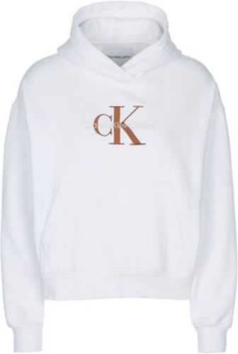 Sweat-shirt Jeans Pull-over Blanc - Calvin Klein - Modalova