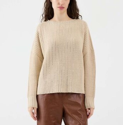 Pull Col rond en laine avec Swarovsky multicolor - Ermanno Scervino - Modalova