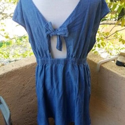 Robe courte Bonobo Robe jean Bleu - BONOBO - Modalova