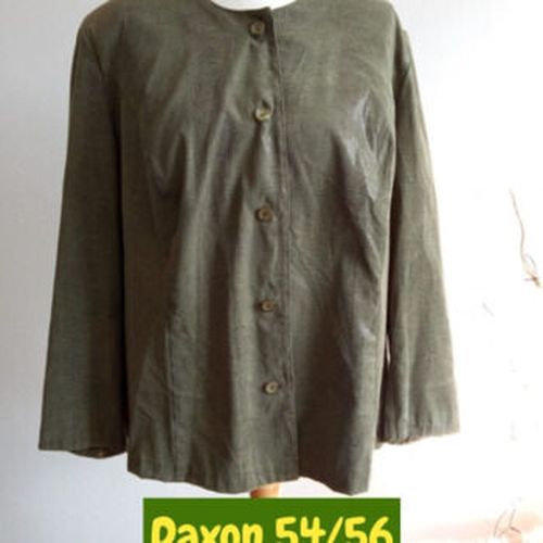 Blouson Trés jolie veste neuve T 54/56 Vert - Daxon - Modalova