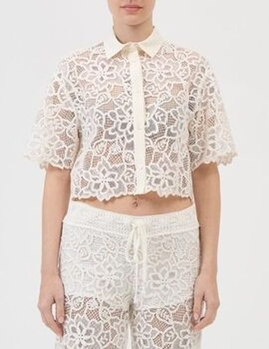 Chemise Chemise courte en dentelle multicolor - Ermanno Scervino - Modalova