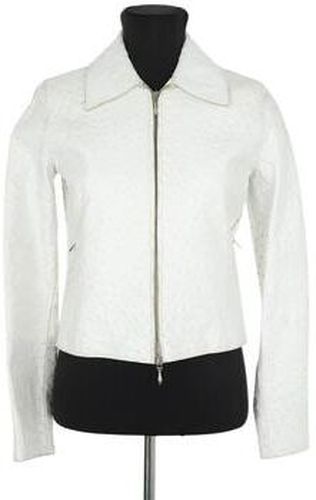 Veste Veste en cuir blanche Blanc - Givenchy - Modalova