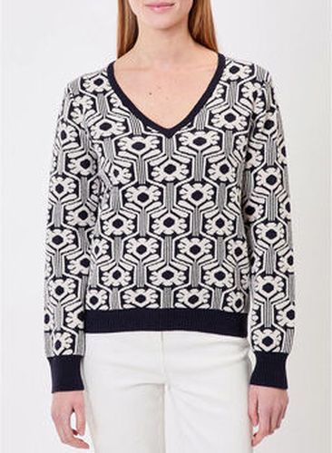 Pull Pull col V maille jacquard ELIODO Blanc - LA FIANCEE DU MEKONG - Modalova