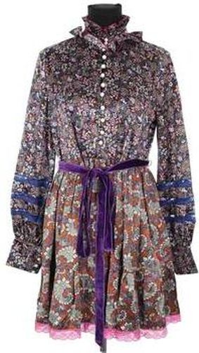 Robe courte Robe en soie multicolore Multicolore - Marc jacobs - Modalova