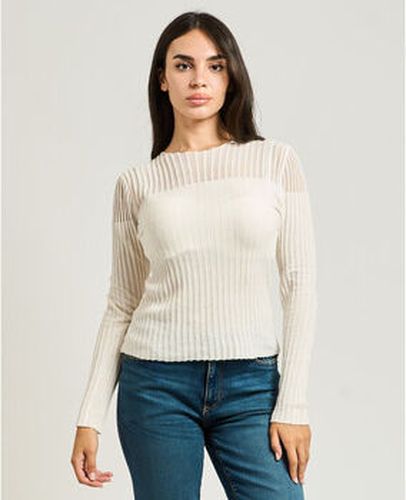 Pull Pull côtelé Rowena de Blanc - Guess - Modalova