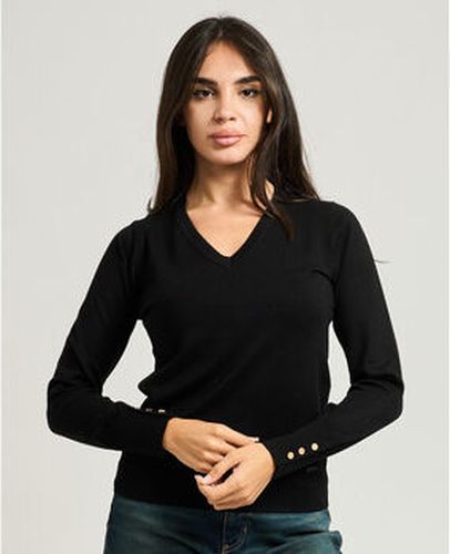 Pull Pull avec col en V Noir - Sette/Mezzo - Modalova