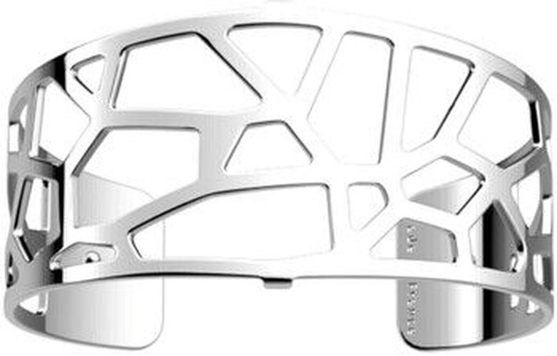 Bracelets Manchette évasée Girafe argentée 30mm Blanc - Les Georgettes - Modalova