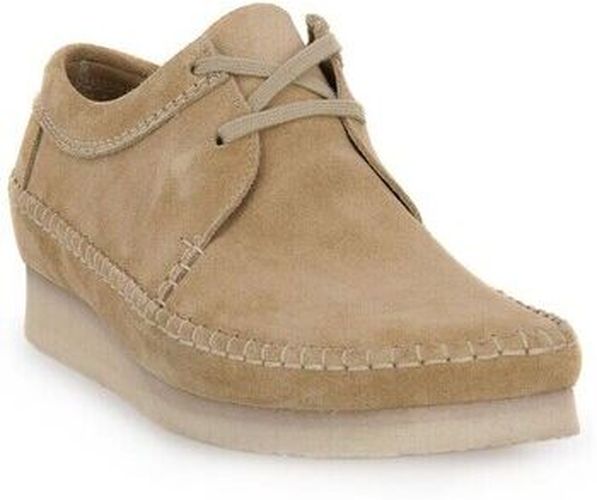 Baskets basses Weaver Maple Beige - Clarks - Modalova
