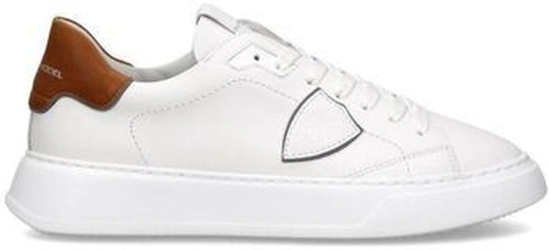 Baskets BTLU VW03 - TEMPLE-VEAU WEST_BLANC COGNAC Blanc - Philippe Model - Modalova