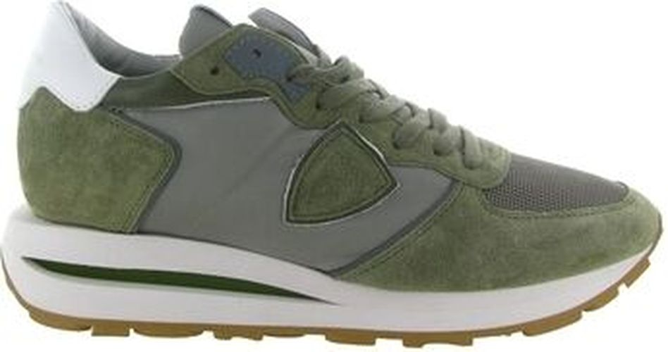 Baskets TROPEZ HAUTE LOW Kaki - Philippe Model - Modalova
