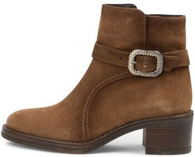 Bottines Bottine , Daim, Zip - 25304 Marron - Tamaris - Modalova