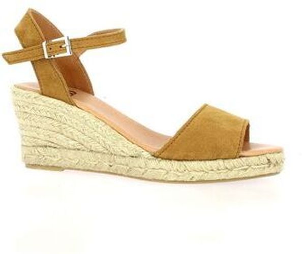 Espadrilles Espadrille cuir velours whisky Marron - Pao - Modalova