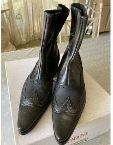 Bottines Vic Bottines western Noir - Vic - Modalova