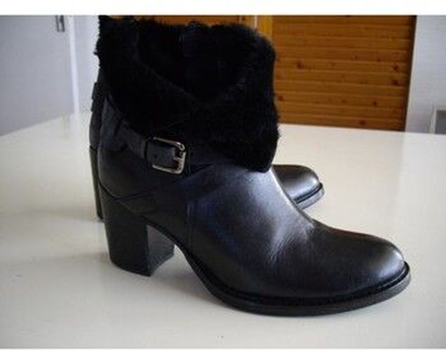 Bottines Bottines cuir noir Noir - Elizabeth Stuart - Modalova