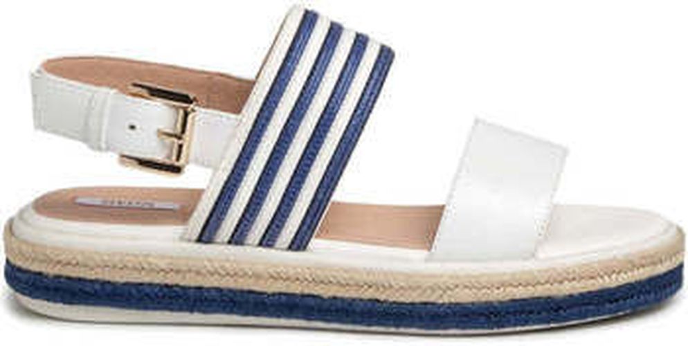 Sandales white blue casual open sandals Blanc - Geox - Modalova