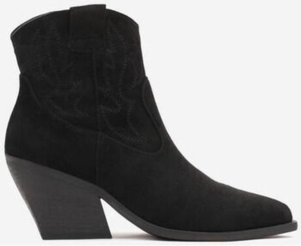 Bottines Bottines Santiags Style Western, Noir Noir - Vera Collection - Modalova