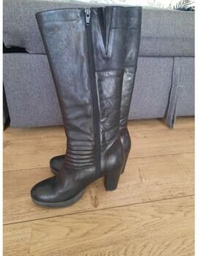 Bottes Bottes noires plateforme Noir - Sans Marque - Modalova