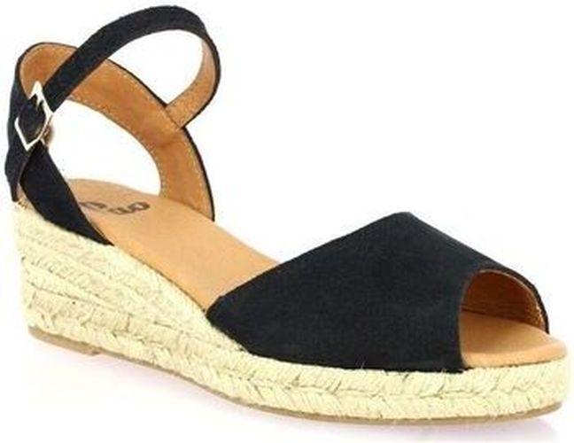 Espadrilles Espadrille cuir velours Marine - Pao - Modalova