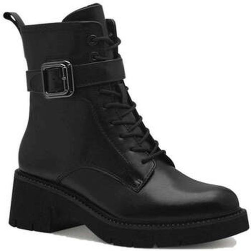 Bottines lace boot black leather Noir - Tamaris - Modalova