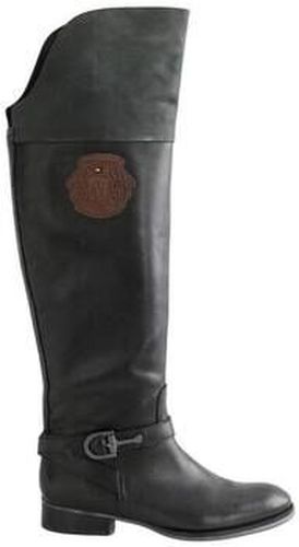 Bottes Bottes en cuir noires Noir - Tommy hilfiger - Modalova