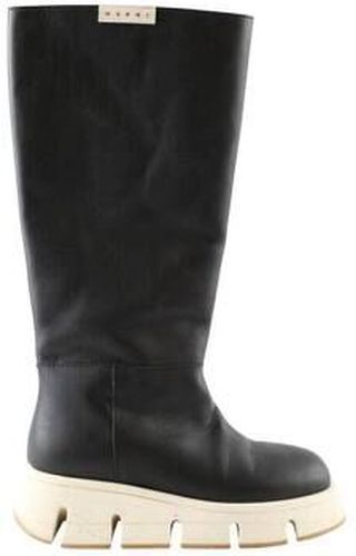 Bottes Bottes en cuir noires Noir - Marni - Modalova