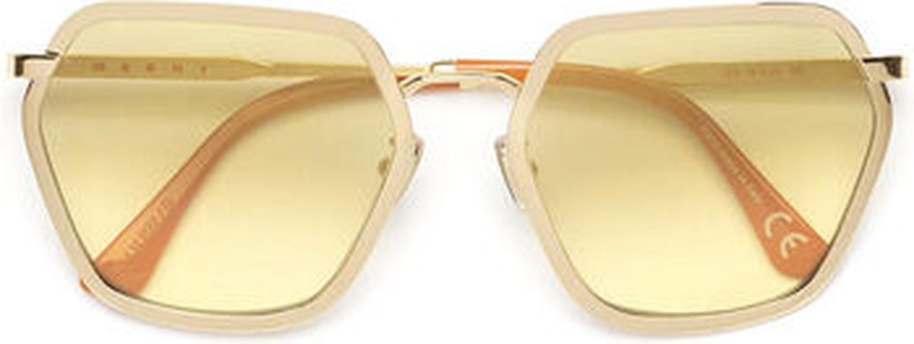 Lunettes de soleil Grand col de la mine Nollgwa. Or 8HI Lunettes de soleil, Or/ Doré - Marni - Modalova